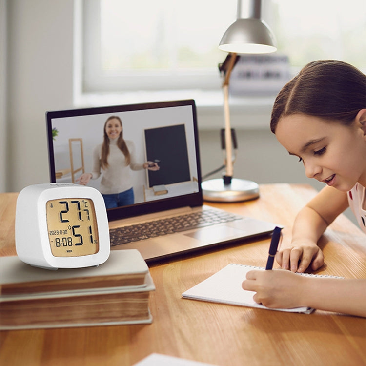 Multifunctional Temperature and Humidity LCD Clock Home Bedside Alarm Clock(2205 Black) - Alarm Clocks by PMc TechLife | Online Shopping South Africa | PMc TechLife | Buy Now Pay Later Mobicred