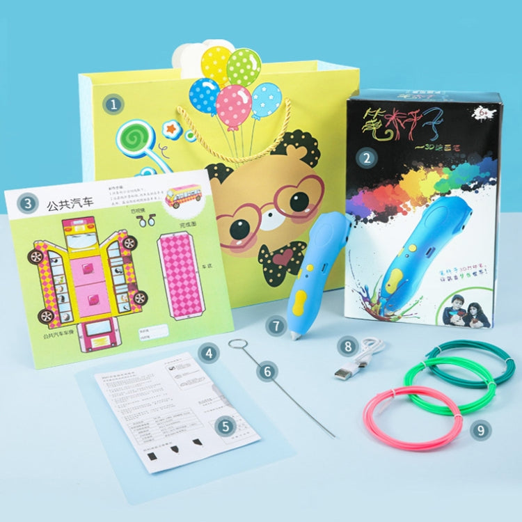 Infrared Sensing Low-temperature 3D Printing Pen Children DIY Graffiti Painting Pen(1000 mAh-Pink) - 3D Printer by PMC TechLife | Online Shopping South Africa | PMC TechLife | Buy Now Pay Later Mobicred