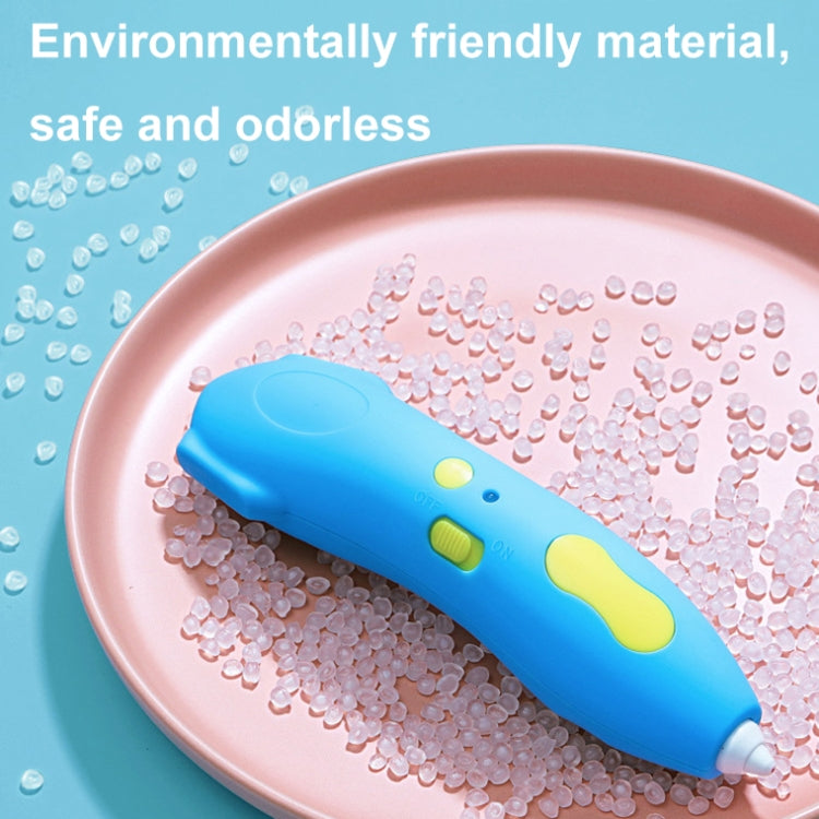 Infrared Sensing Low-temperature 3D Printing Pen Children DIY Graffiti Painting Pen(1000 mAh-Pink)