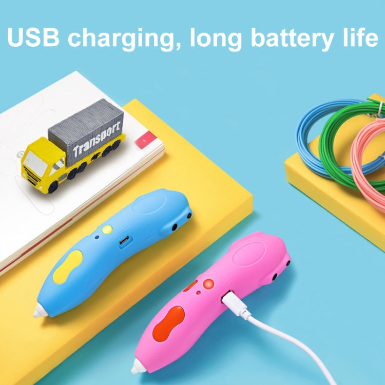 Infrared Sensing Low-temperature 3D Printing Pen Children DIY Graffiti Painting Pen(1000 mAh-Pink) - 3D Printer by PMC TechLife | Online Shopping South Africa | PMC TechLife | Buy Now Pay Later Mobicred