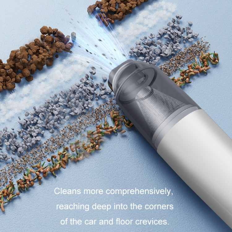 3 in 1 Mini Wireless Charging Handheld Car Vacuum Cleaner(Stainless Steel Filter Black) - Vacuum Cleaner by PMC TechLife | Online Shopping South Africa | PMC TechLife | Buy Now Pay Later Mobicred