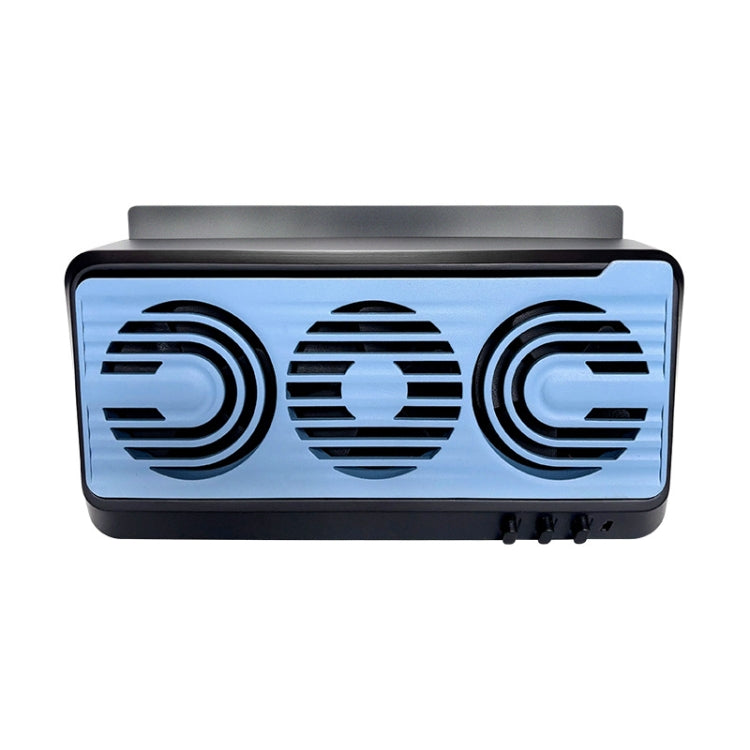 Solar Car Exhaust Fan Air Circulation Cooling Ventilation Fan(Black Blue) - Heating & Fans by PMC TechLife | Online Shopping South Africa | PMC TechLife | Buy Now Pay Later Mobicred