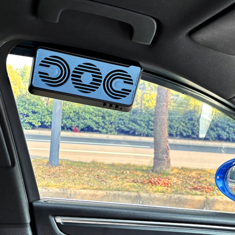 Solar Car Exhaust Fan Air Circulation Cooling Ventilation Fan(Black Blue) - Heating & Fans by PMC TechLife | Online Shopping South Africa | PMC TechLife | Buy Now Pay Later Mobicred