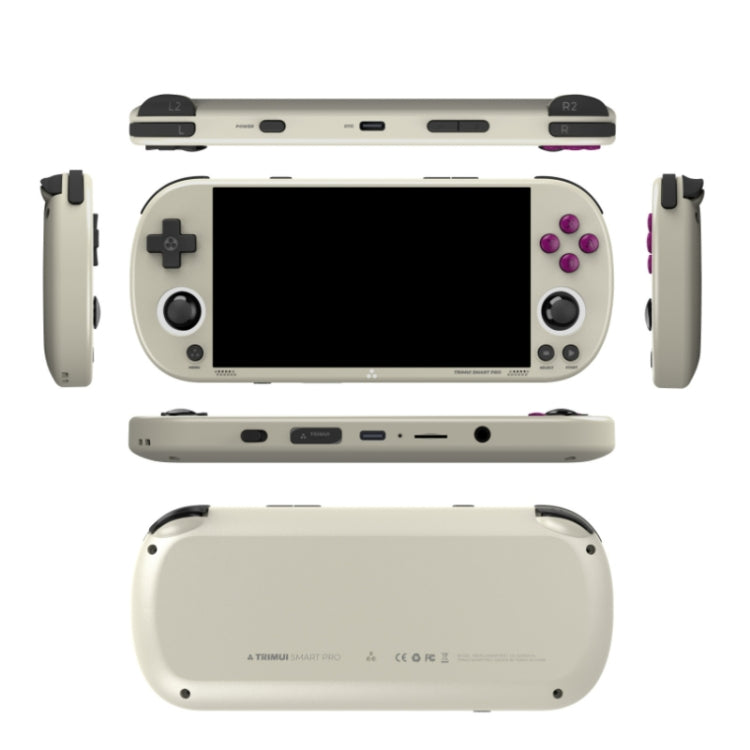 Trimui Smart Pro 4.96 Inch IPS Screen Handheld Game Console Open Source Linux System 128G(Grey)