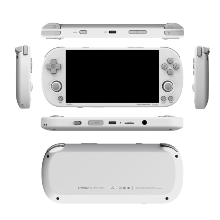 Trimui Smart Pro 4.96 Inch IPS Screen Handheld Game Console Open Source Linux System 256G(White)