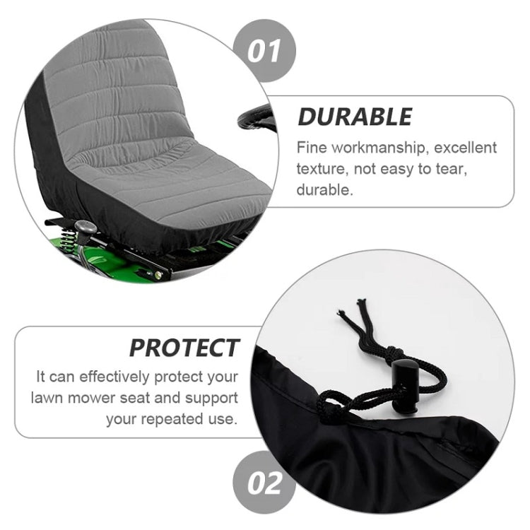 15 Inch Heavy-Duty Agricultural Vehicle Lawn Mower Seat Dust Cover - Seat Accessories by PMC TechLife | Online Shopping South Africa | PMC TechLife | Buy Now Pay Later Mobicred