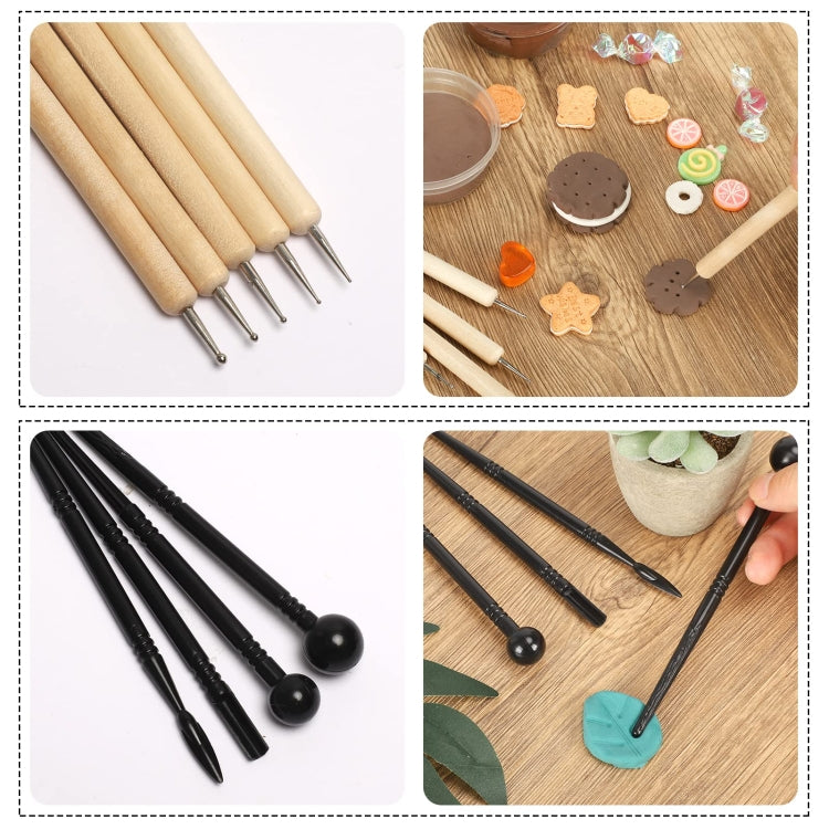 42 In 1 Clay Tools Kit Ceramics DIY Clay Sculpting Tools for Pottery Craft, Baking, Carving - Burin &Cutting Knife by PMC TechLife | Online Shopping South Africa | PMC TechLife | Buy Now Pay Later Mobicred