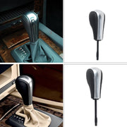 For BMW E Chassis Gear Lever Head, Universal For Left And Right Driving, Style: X1 1/3 Series Z4 Flat Head Silver