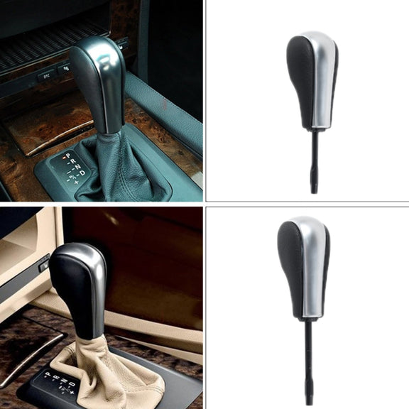 For BMW E Chassis Gear Lever Head, Universal For Left And Right Driving, Style: X1 1/3 Series Z4 Flat Head Walnut