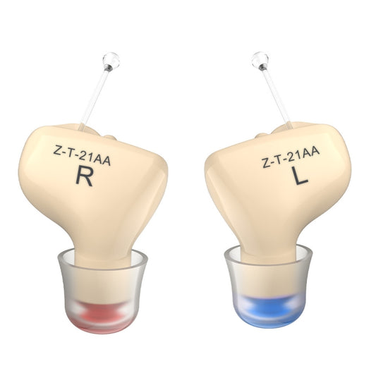 1pair  Invisible In-Ear Hearing Aid Sound Amplifier For The Elderly And Hearing Impaired(Skin) - free shipping - PMC Jewellery - Order now!