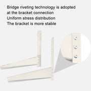 AC1523 2-3HP Thickened Cold Rolled Steel Air Conditioner Outside Unit Bracket Universal Air Conditioner Wall Mount Support