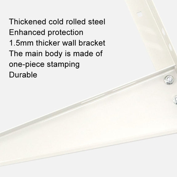 AC1512 1-2HP Thickened Cold Rolled Steel Air Conditioner Outside Unit Bracket Universal Air Conditioner Wall Mount Support