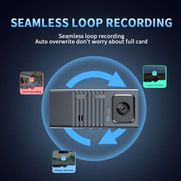 3 Camera Lens 3-inch IPS Screen WiFi Car Dash Cam 1080P Night Vision Dash Camera for Cars 64G - free shipping - PMC TechLife - Order now!