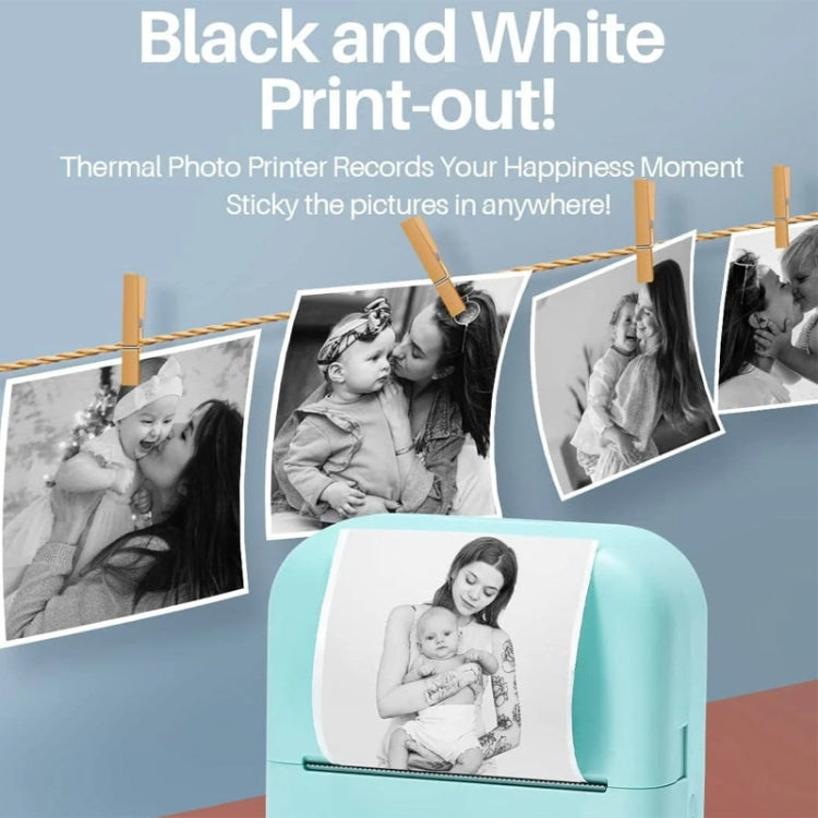 Phomemo M02X Inkless Pocket Printer Bluetooth Thermal Portable Sticker Maker Machine(Green)