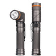 90 Degree Foldable Flashlight White / Red / Green Lights Waterproof Magnetic Torch Built In 18650 Lithium Battery - LED Flashlight by PMc TechLife | Online Shopping South Africa | PMc TechLife | Buy Now Pay Later Mobicred