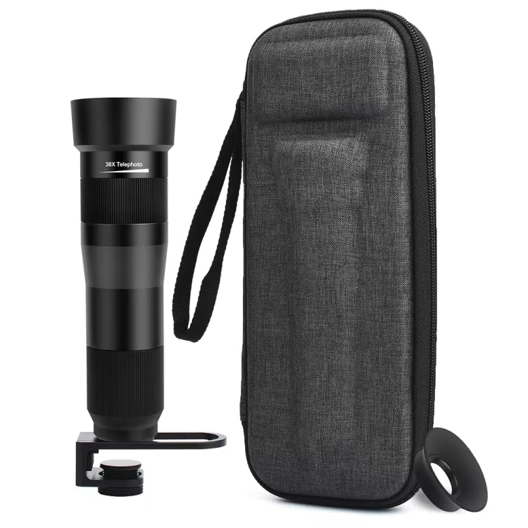 38X Mobile Phone Telephoto Lens Set Monocular Telescope With Tripod - Telescope & Microscope by PMC Jewellery | Online Shopping South Africa | PMC Jewellery | Buy Now Pay Later Mobicred