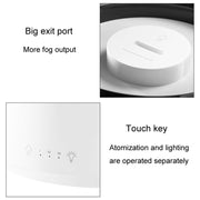 H10 Home Portable Office Aromatherapy Diffuser Running Horse Night Light Large Fog Humidifier(White)