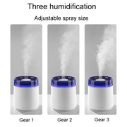 H10 Home Portable Office Aromatherapy Diffuser Running Horse Night Light Large Fog Humidifier(White)
