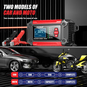 FOXSUR Cars Motorcycles 12V Lithium Cattery Charger With Battery Detection(AU Plug)