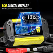 FOXSUR Cars Motorcycles 12V Lithium Cattery Charger With Battery Detection(AU Plug)