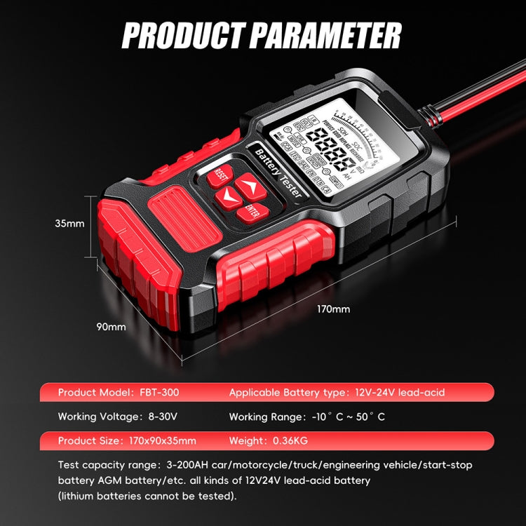 FOXSUR Automobile Motorcycle Battery Voltage Capacity Tester - free shipping - PMC TechLife - Order now!