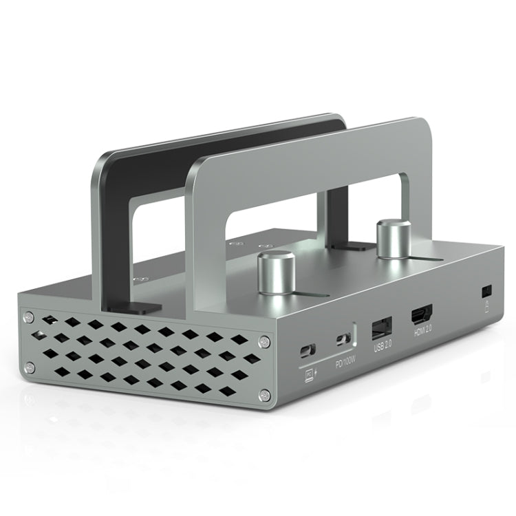10-in -1 without LAN Blueendless 4K/60Hz Type-C Laptop Vertical Stand HUB Docking Station - free shipping - PMC Jewellery - Order now!