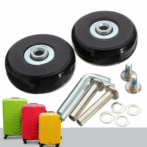 50mm x 18mm Luggage Suitcase Replacement Wheels Low Noise Spinner Wheels