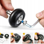 40 x 18mm Luggage Suitcase Replacement Wheels Low Noise Spinner Wheels