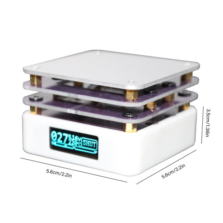 65W Welding Mini Constant Temperature Table LED Light Display, Model: With Stand + Clean Sponge