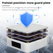 65W Welding Mini Constant Temperature Table LED Light Display, Model: With Stand + Clean Sponge