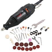 VICOVER Small Adjustable Speed Electrical Grinder Set Jade Carving Pen Polishing Tool EU Plug, Model: 40pcs Parts