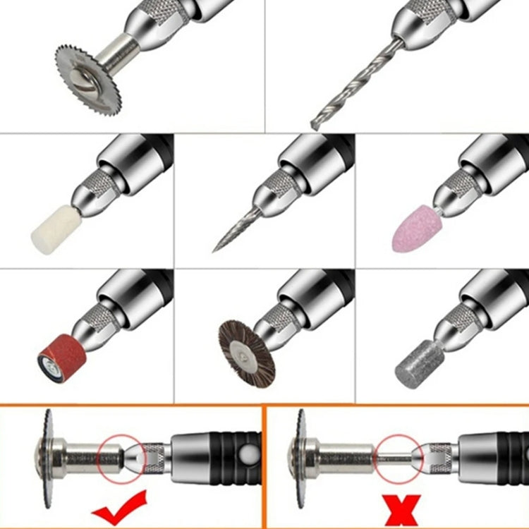 VICOVER Small Adjustable Speed Electrical Grinder Set Jade Carving Pen Polishing Tool EU Plug, Model: 147pcs Parts