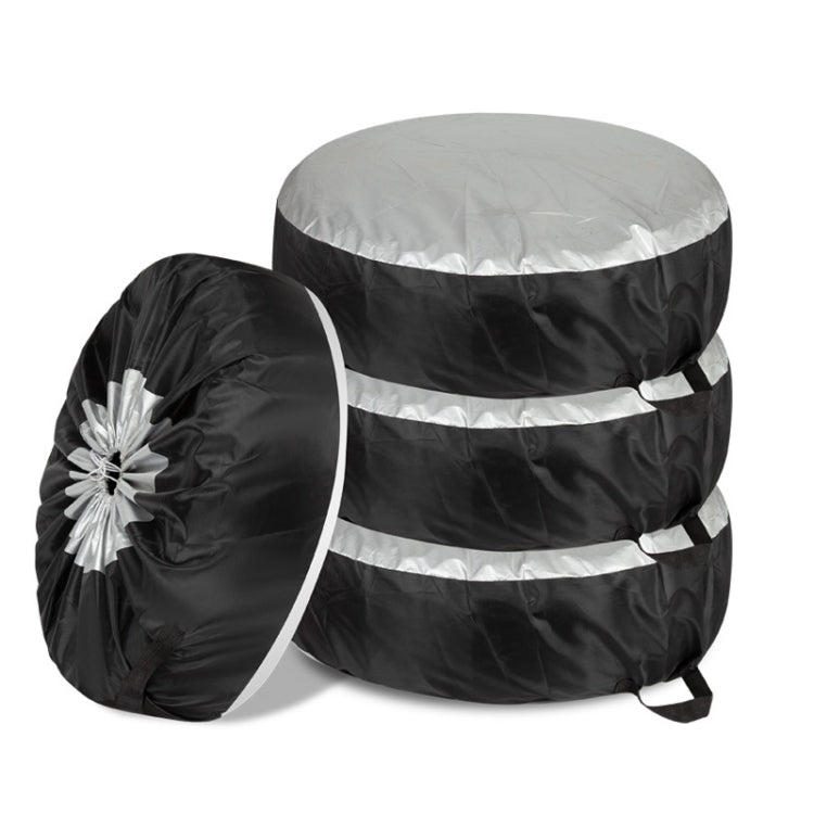 4pcs 65x37cm 210D Oxford Cloth Car Waterproof Dirt-resistant Tire Protective Cover - Window Foils & Solar Protection by PMC TechLife | Online Shopping South Africa | PMC TechLife | Buy Now Pay Later Mobicred