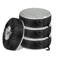 4pcs 65x37cm 210D Oxford Cloth Car Waterproof Dirt-resistant Tire Protective Cover - Window Foils & Solar Protection by PMC TechLife | Online Shopping South Africa | PMC TechLife | Buy Now Pay Later Mobicred
