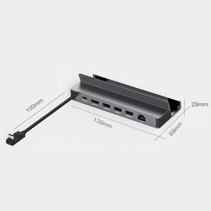 6-in-1 For Steam Deck/ROG Blueendless DS601 Type-C Game Console Base HUB Docking Station - free shipping - PMC Jewellery - Order now!