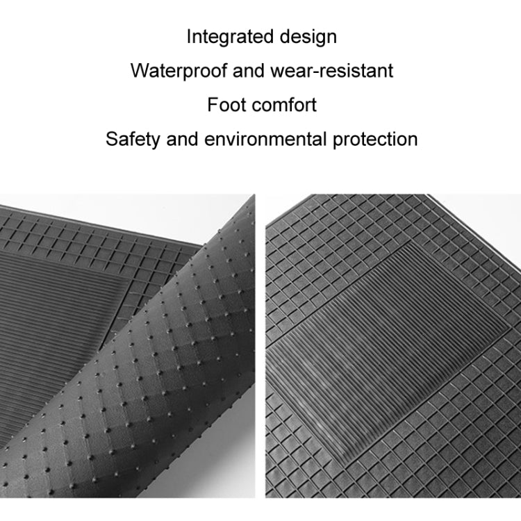 4pcs/Set Car PVC Anti-slip Water-resistant Durable Floor Mats(Square)