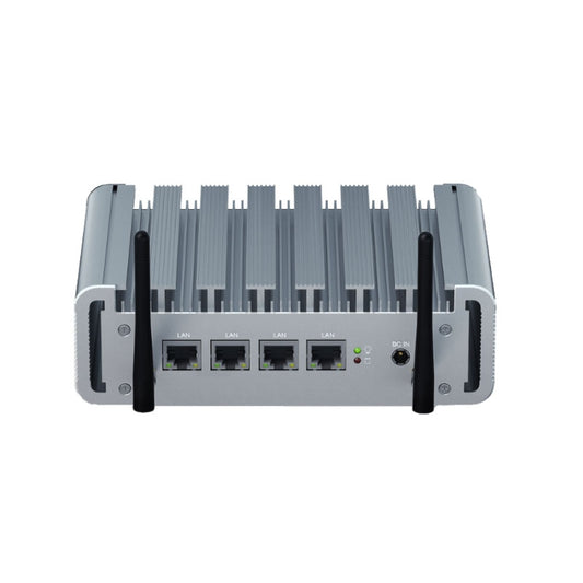 HYSTOU P09B-J4125-4L 8GB DDR4+128GB SSD Industrial Computer Soft Route From 2.5G Multi -Network HTPC Server Mini Console(With US Adapter) - free shipping - PMC Jewellery - Order now!