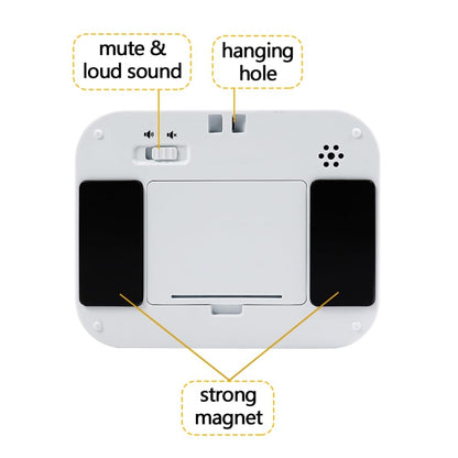 YS LED Rotating Timer IlSent Kitchen Time Manager(White) - free shipping - PMC Jewellery - Order now!
