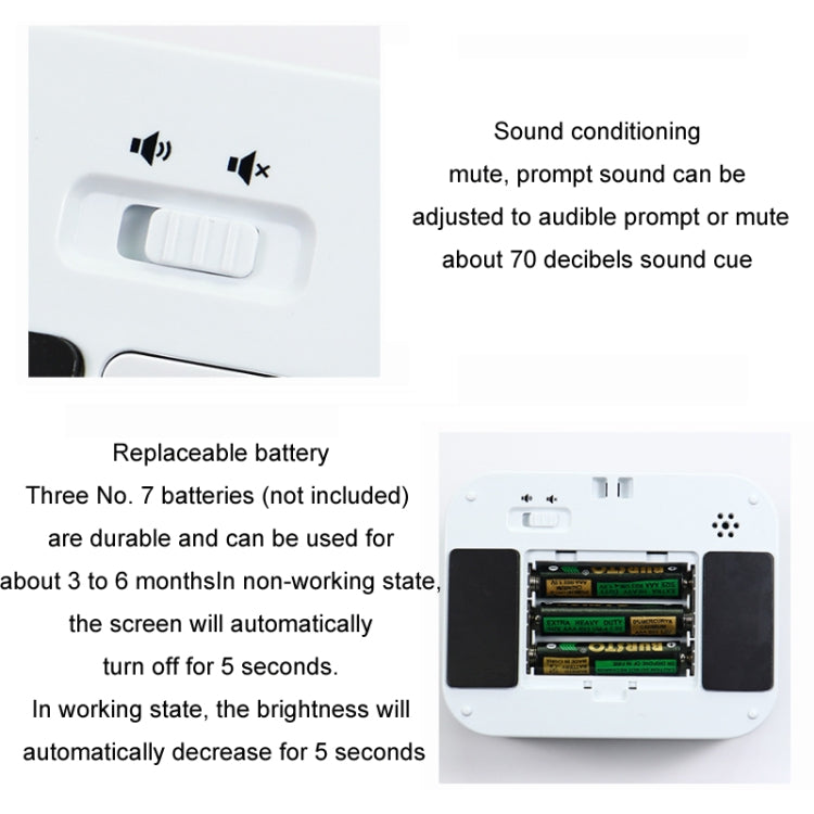 YS LED Rotating Timer IlSent Kitchen Time Manager(White) - free shipping - PMC Jewellery - Order now!
