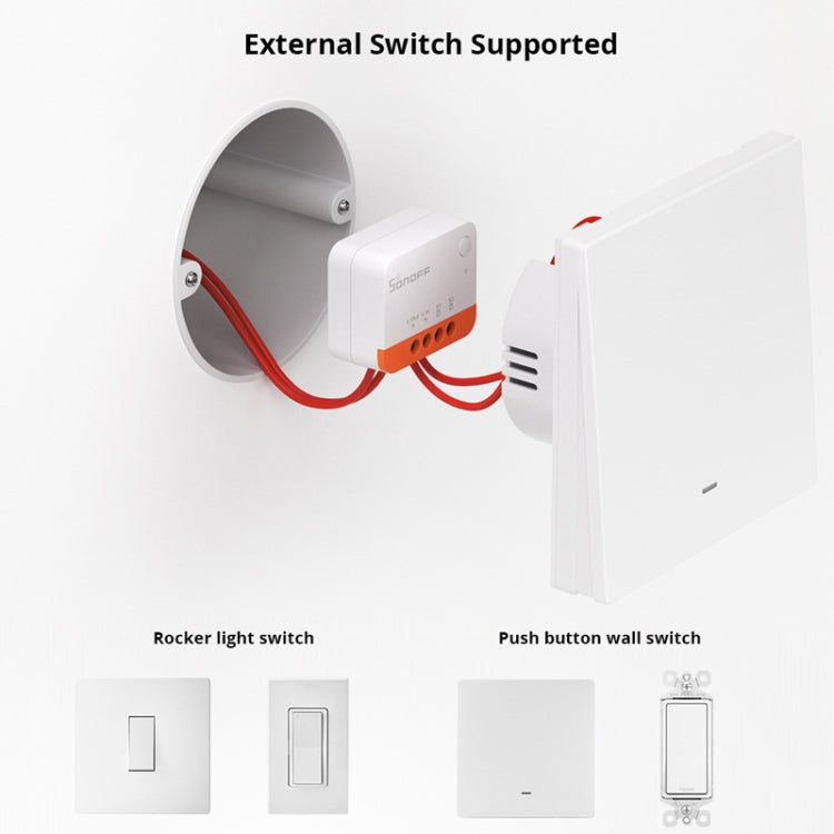 SONOFF ZBMINI L2 Single Fire Dual Control Intelligent On/Off Switch Module Cell Phone Remote Voice Control Switch