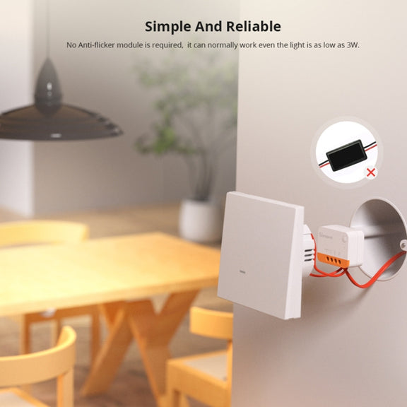 SONOFF ZBMINI L2 Single Fire Dual Control Intelligent On/Off Switch Module Cell Phone Remote Voice Control Switch