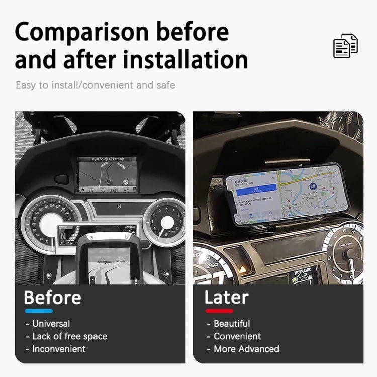 For BMW K1600B/K1600GT/K1600GTL Motorcycle Modified Mobile Phone Holder - Holder by PMC TechLife | Online Shopping South Africa | PMC TechLife | Buy Now Pay Later Mobicred