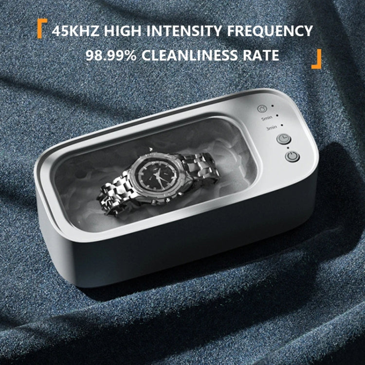 Electrical Ultrasonic Cleaner 3-speed Timing Jewelry Watches Braces Eyeglasses Cleaning Device(Green) - free shipping - PMc TechLife - Order now!