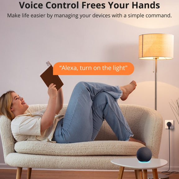 SONOFF S60TPG UK Plug Smart WiFi Socket Electricity Time Switching Voice Control