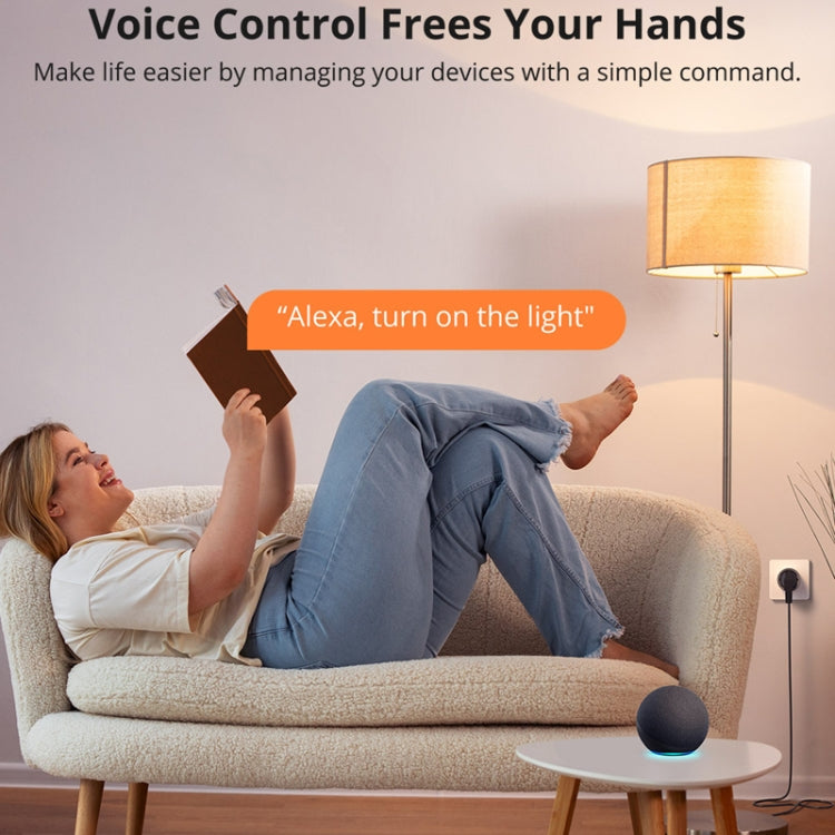 SONOFF S60TPG UK Plug Smart WiFi Socket Electricity Time Switching Voice Control