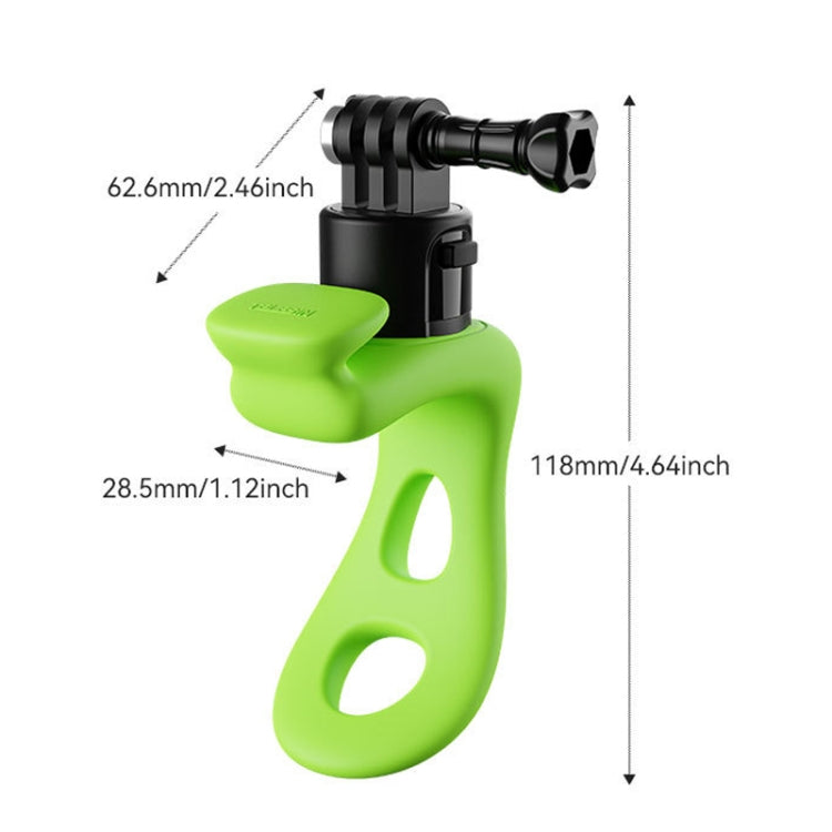 TELESIN TLQ-005 Elastic Quick Release Stand Multi-functional Fixed Silicone Strap Accessories(Black) - Holder by TELESIN | Online Shopping South Africa | PMC TechLife | Buy Now Pay Later Mobicred