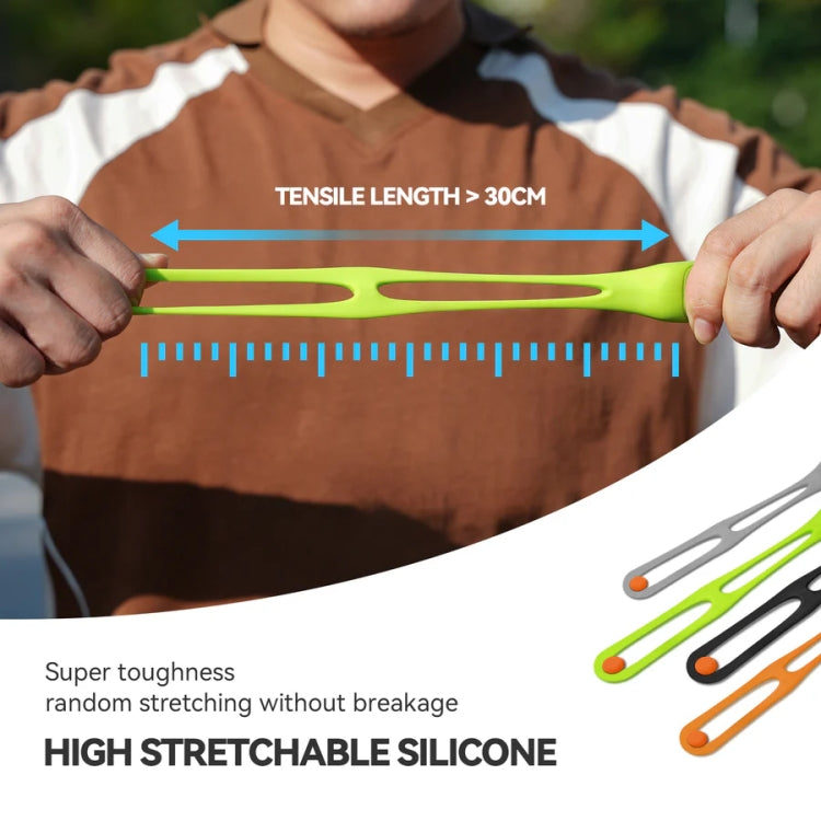 TELESIN TLQ-005 Elastic Quick Release Stand Multi-functional Fixed Silicone Strap Accessories(Grey) - free shipping - PMC TechLife - Order now!