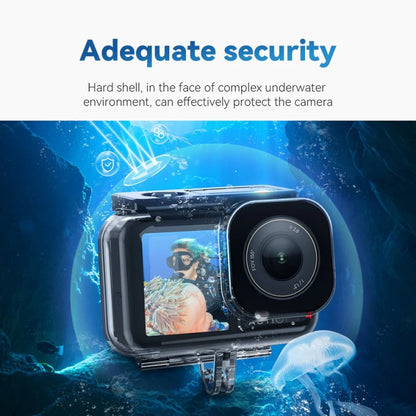 For DJI Osmo Action 3 / 4 TELESIN OA-WTP-003 45m Waterproof Shell Sealed Diving Case - Case & Bags by TELESIN | Online Shopping South Africa | PMC Jewellery | Buy Now Pay Later Mobicred