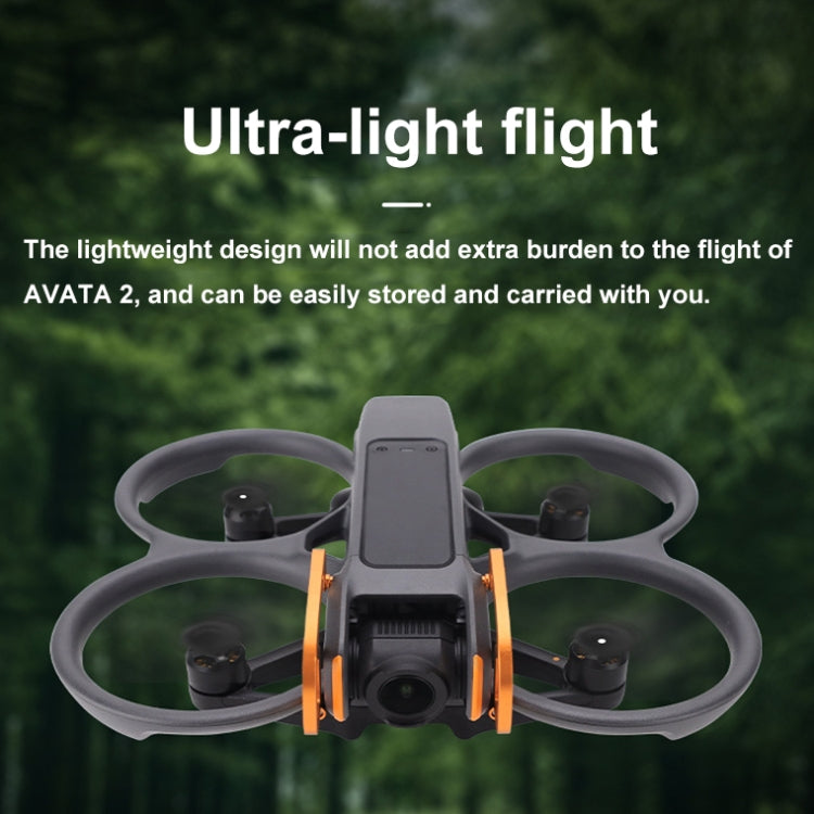 For DJI Avata 2 CQT Aluminum Alloy Drone Gimbal Lens Anti-collision Bumper(Orange) - Other by CQT | Online Shopping South Africa | PMC Jewellery | Buy Now Pay Later Mobicred