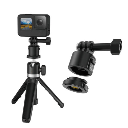 TELESIN CQM-001 Universal Magnetic Quick Release Adapter Kit For Sports Cameras(Black) - free shipping - PMC Jewellery - Order now!